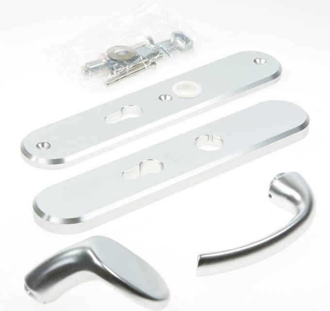 HOPPE Kruk/knop schild, aluminium 86G/3235/3234/1710, PC 55, F1