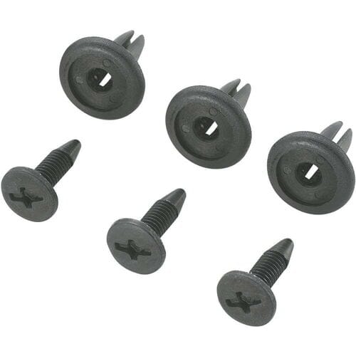 TRU COMPONENTS TC-10820832 Splijtnagel Schachtdiameter 6.3 mm Zwart 100 stuk(s)