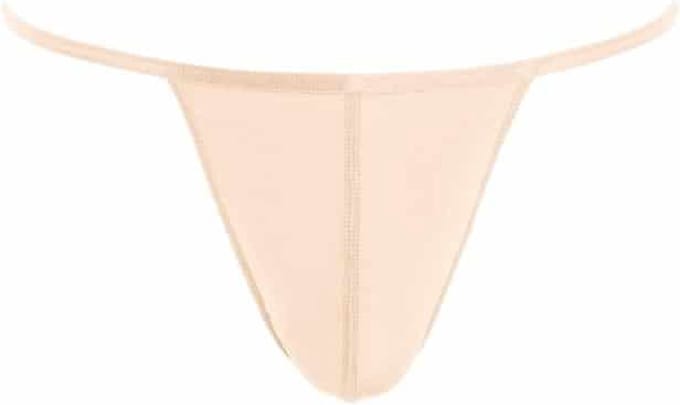 HOM PLUMES G-String Beige Polyamide En Elastaan - XL