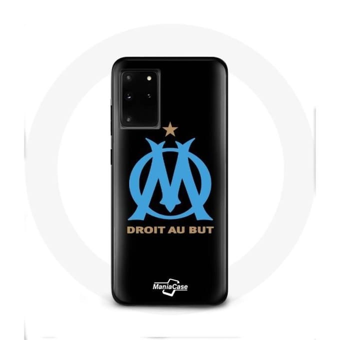 Coque - Olympique de Marseille - Samsung Galaxy S11 Plus - Noir - Logo - Protection chocs noir
