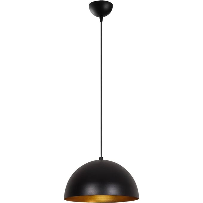 Moderne Hanglamp metaal - Zwart / Goud | Boekarest