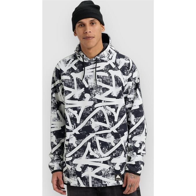 Burton Crown Weatherproof Hoodie Wit M Man