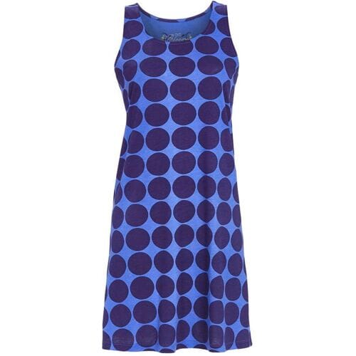 Blauw stippen nachthemd van Ringella - Blauw - Maat - 36