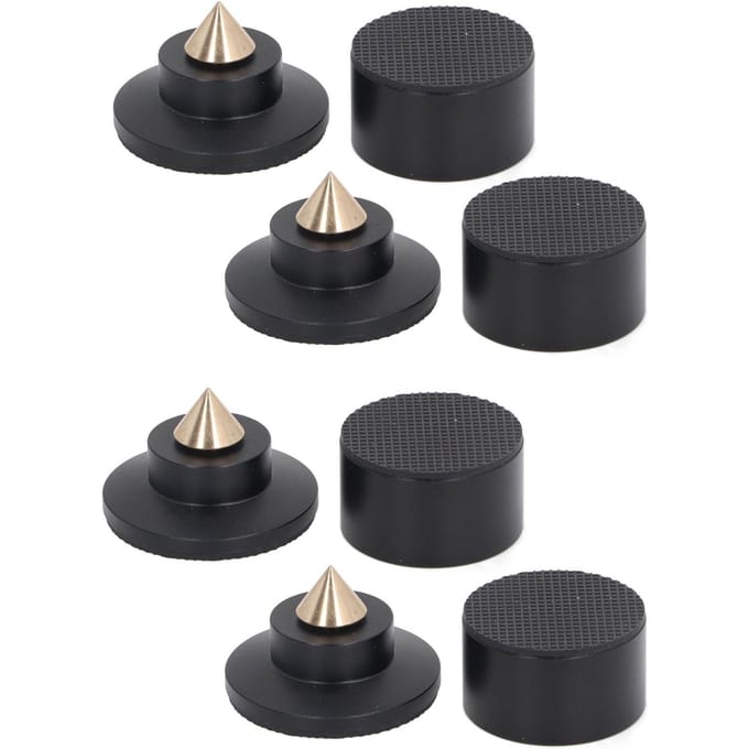 4 sets luidsprekerisolatiestandaardvoeten, schokbestendig, antislip luidsprekerresonantieverminderaar voor draaitafels