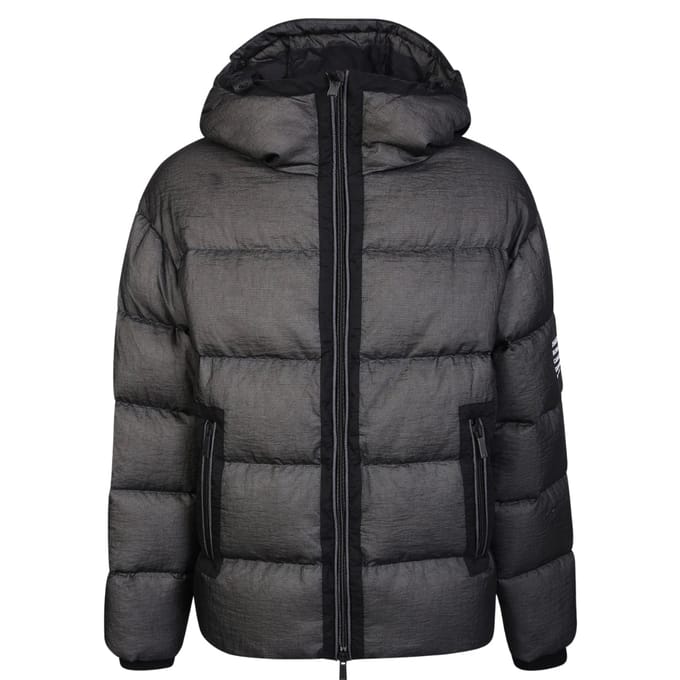 Dsquared2 Faded Black Puffer Down Jacket