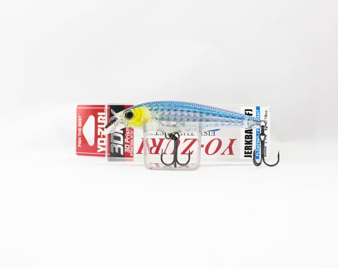 Yo Zuri 3DR-X Jerkbait 80F Drijvend kunstaas R1436-PSB (8022)