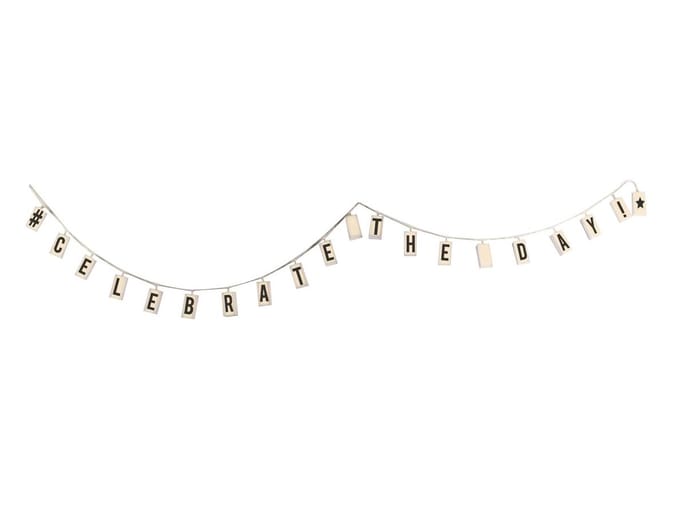 Gusta lichtslinger - lichtsnoer - letters met 20 LED's