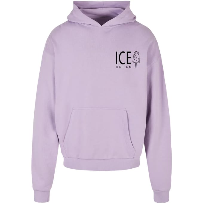 Merchcode - Ice Cream Oversized Hoodie/trui - M - Lila