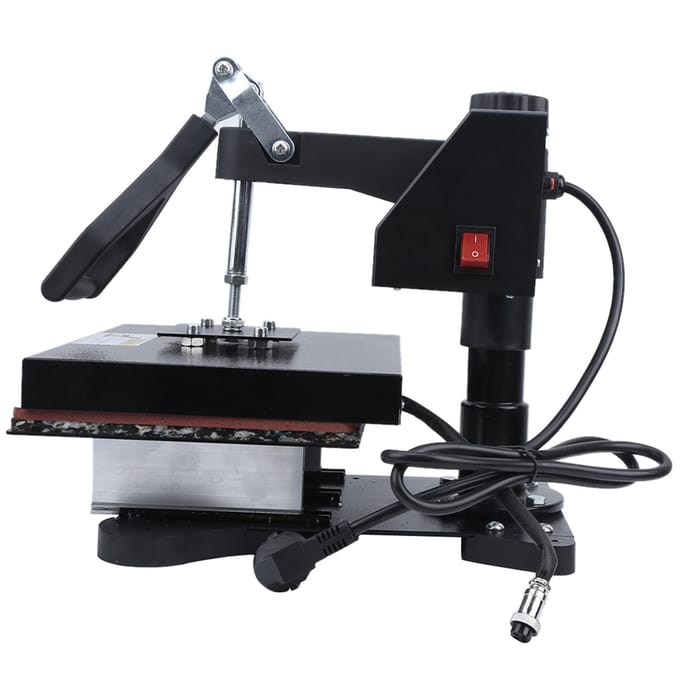 Hogedruk Dubbel Display Digitale Handmatige T-shirt Hittepersmachine AU Plug gray