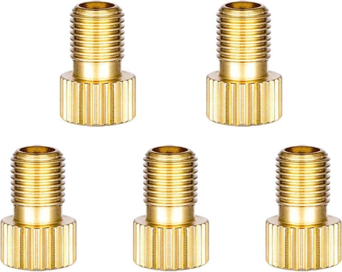 MMOBIEL 5 x Fietsventiel Presta naar Schrader Adapter SV AV DV Dunlop Frans ventiel