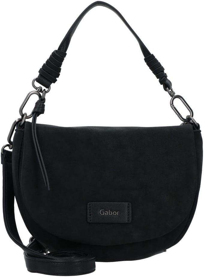 Gabor schoudertas Lida Flap Bag Top Zip Black zwart