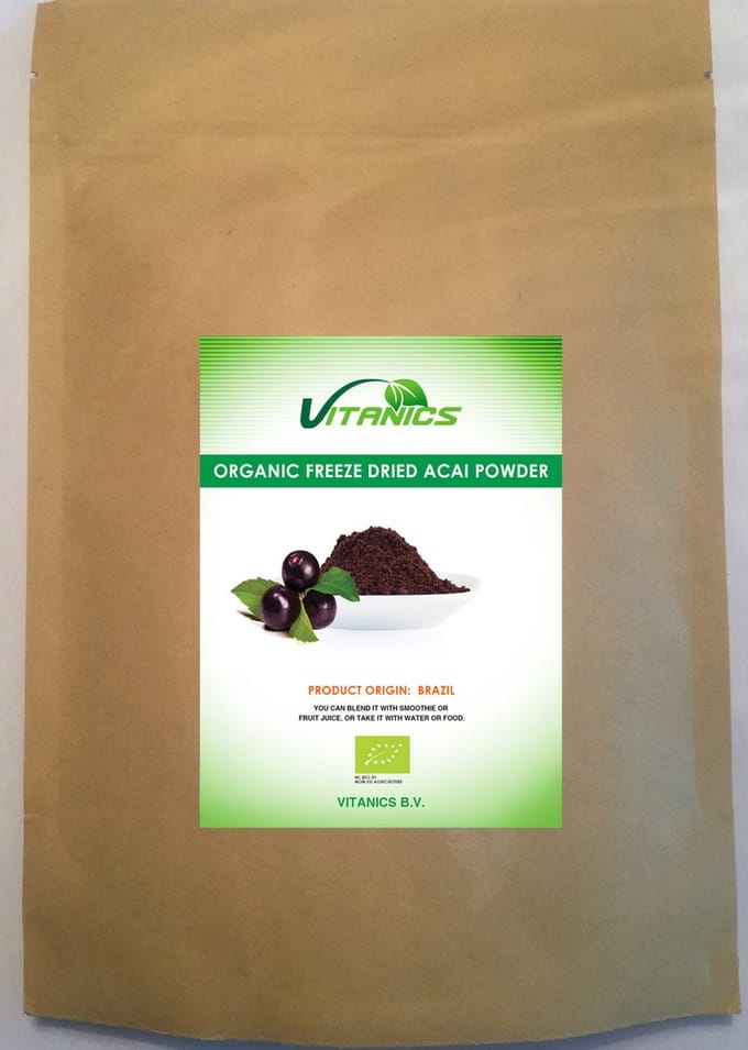 Biologisch Gevriesdroogd Acai Poeder 60g