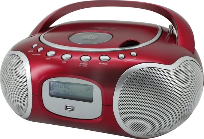 Draagbaar stereo-systeem met DAB+, FM en CD-speler - 3 W Vermogen