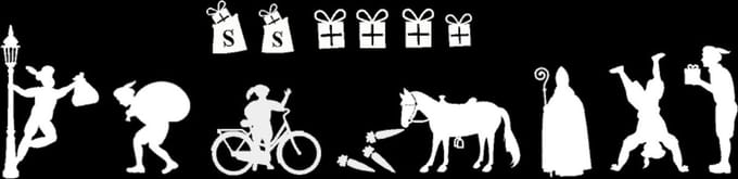 Mint11 - Herbruikbare raamstickers - Uitbreidingsset - Pieten - Sinterklaas - Kerst - Feestdagen - Wit - raamdecoratie - sticker
