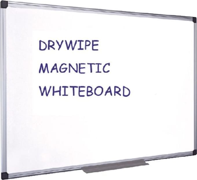 Whiteboard Quantore 900 x 1200 mm Gelakt