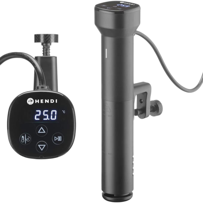 HENDI Sous-vide stick – 30L capaciteit – Zwart – Precisie temperatuurregeling – Veiligheidsbescherming
