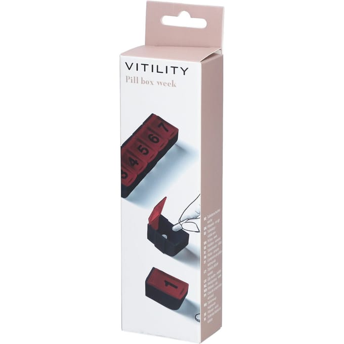 VITILITY Medicijndoos - Pillendoosje - Pillendoos - Medicijndoos