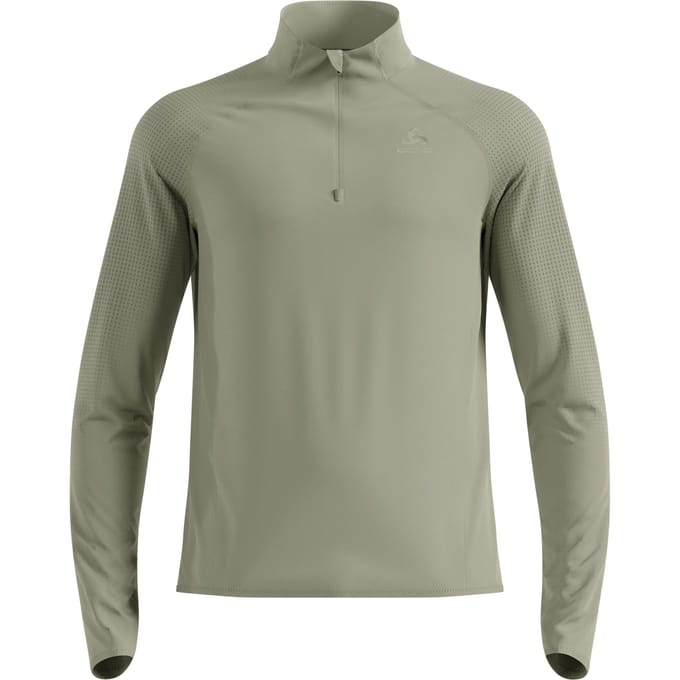 Odlo Zeroweight Warm Mid Layer 1/2 Zip Hardloopshirt Heren