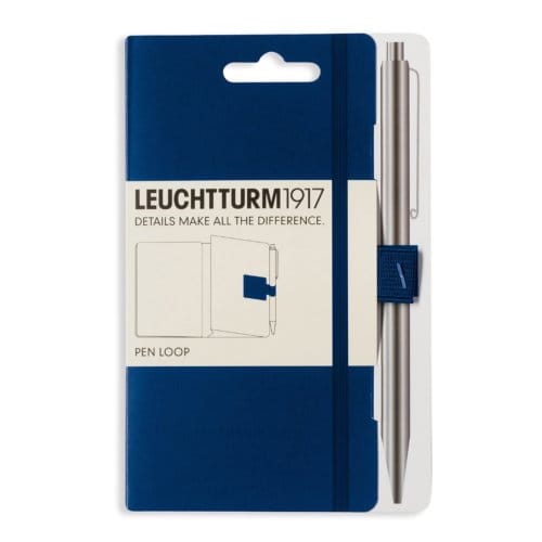 Pen loop zelfklevende pennenlus, kleur navy blauw