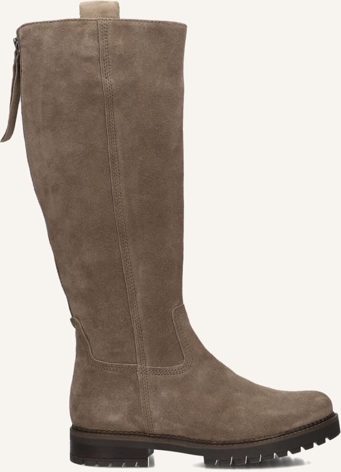 Gabor 727 Laarzen - Suède - Dames - Taupe - Maat 37