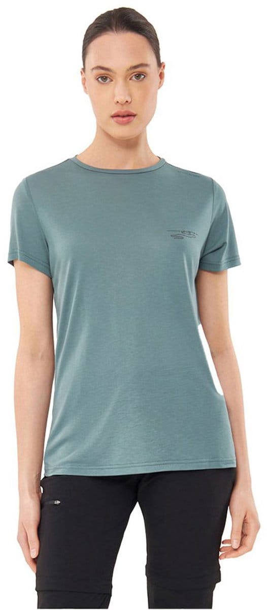 Viking Morain T-shirt Met Korte Mouwen Groen M Vrouw