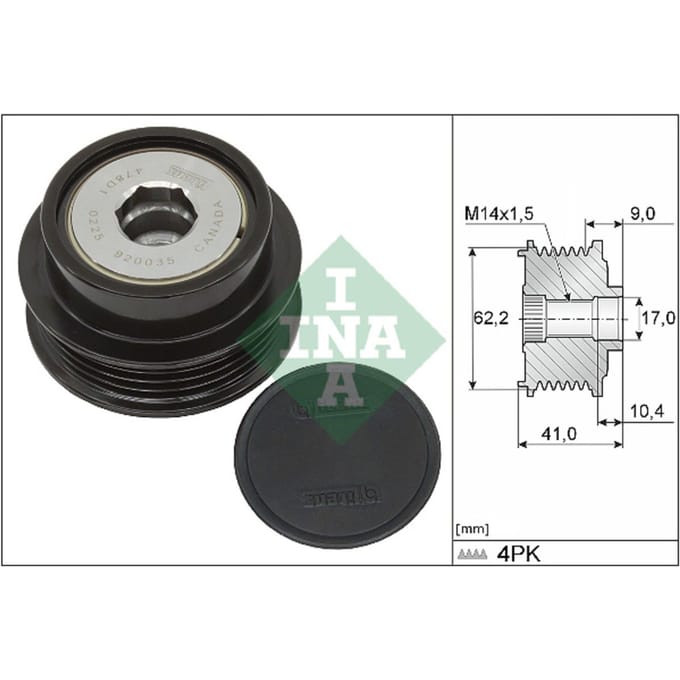 Schaeffler Ina Generator vrijloop INA 535 0338 10