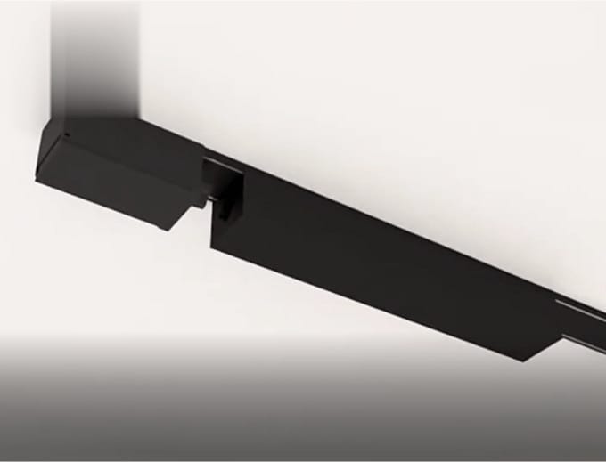 Transformator 220V naar 48V DC 100W voor Extra Plat Magnetisch Rail MM30 - Aluminium - SILUMEN