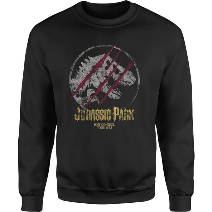 Jurassic Park Lost Control Sweatshirt - Zwart - XL