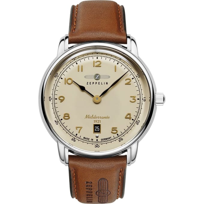 Zeppelin 9640-5 Méditerranée horloge 40 mm