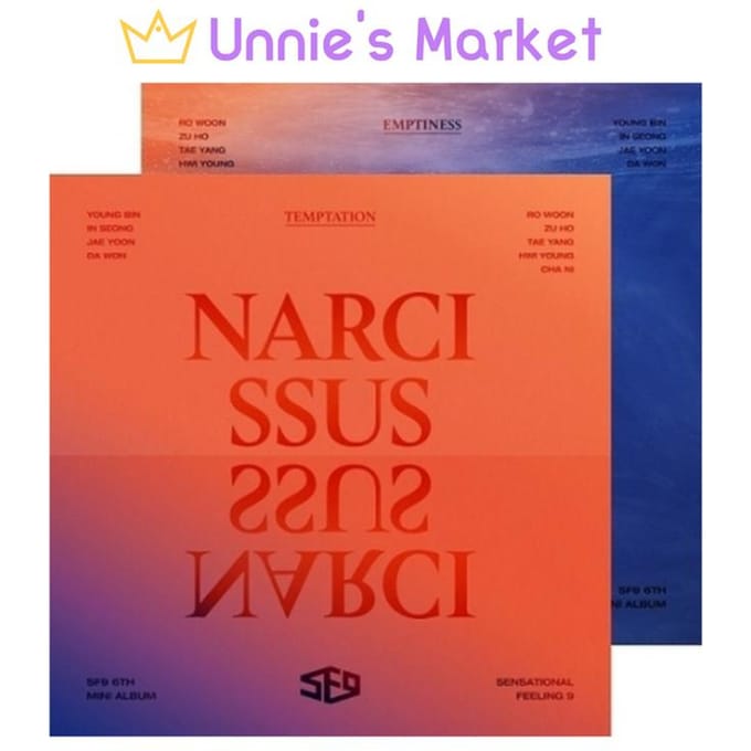 SF9 - NARCISSUS (WILLEKEURIG) / 6e mini-album RANDOM 1EA blue
