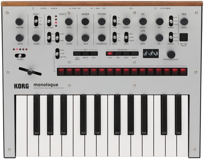 KORG monologue Monofone analoge synthesizer