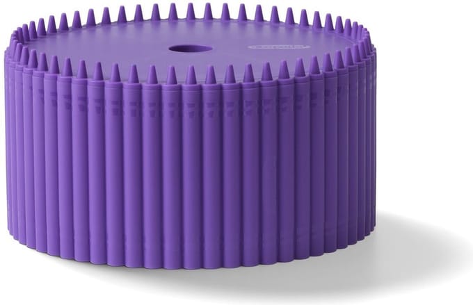 Crayola - Bureauorganiser met Deksel - Polypropyleen - Paars