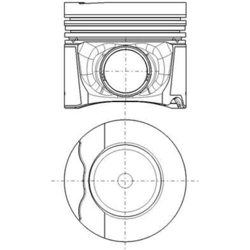 Zuiger MAHLE 037 PI 00152 001