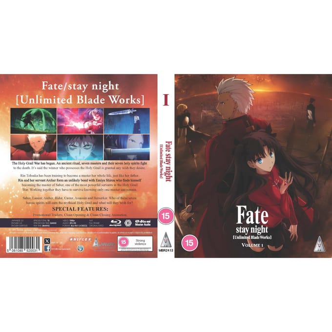 Fate/stay night: Unlimited Blade Works [4xBlu-Ray]