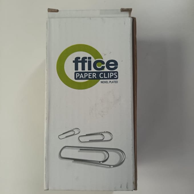 PAPERCLIPS 26MM 1000 STUKS FORPUS STAAL VERNIKKELD