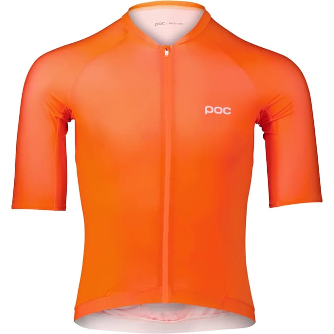 Poc Pristine Korte Mouw Wielertrui Oranje S Man