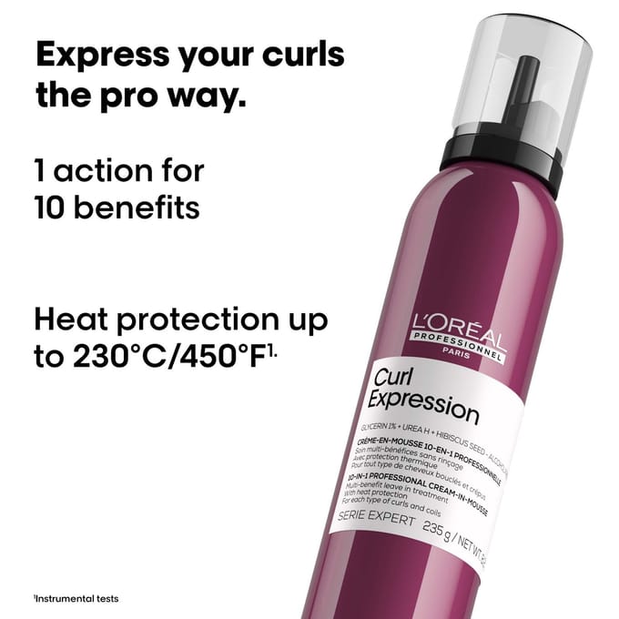 L'Oréal Professionnel SERIE EXPERT Curl Expression 10-in-1 Crème-in-mousse voor krullen en spiraalvormig haar