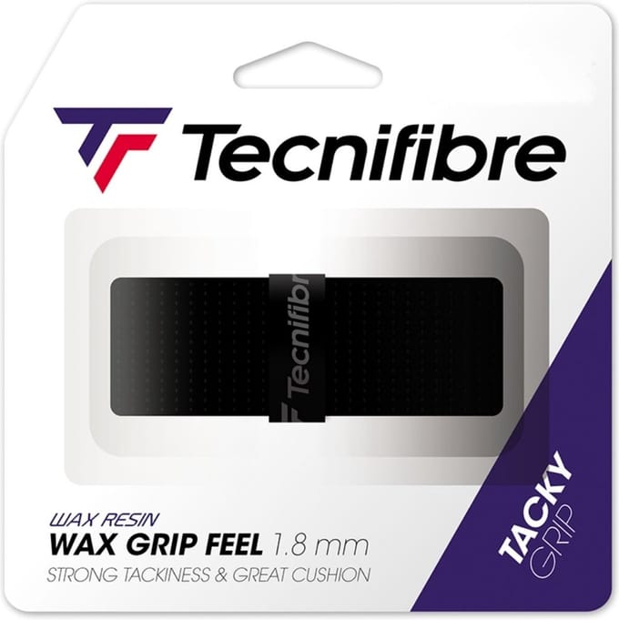 Tecnifibre Wax Feel Basisgrip Zwart Uitvoering : Zonder Verpakking
