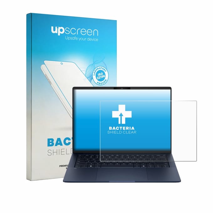 upscreen - Screenprotector voor HP EliteBook X G2q 14 - Folie Beschermfolie transparant antibacterieel