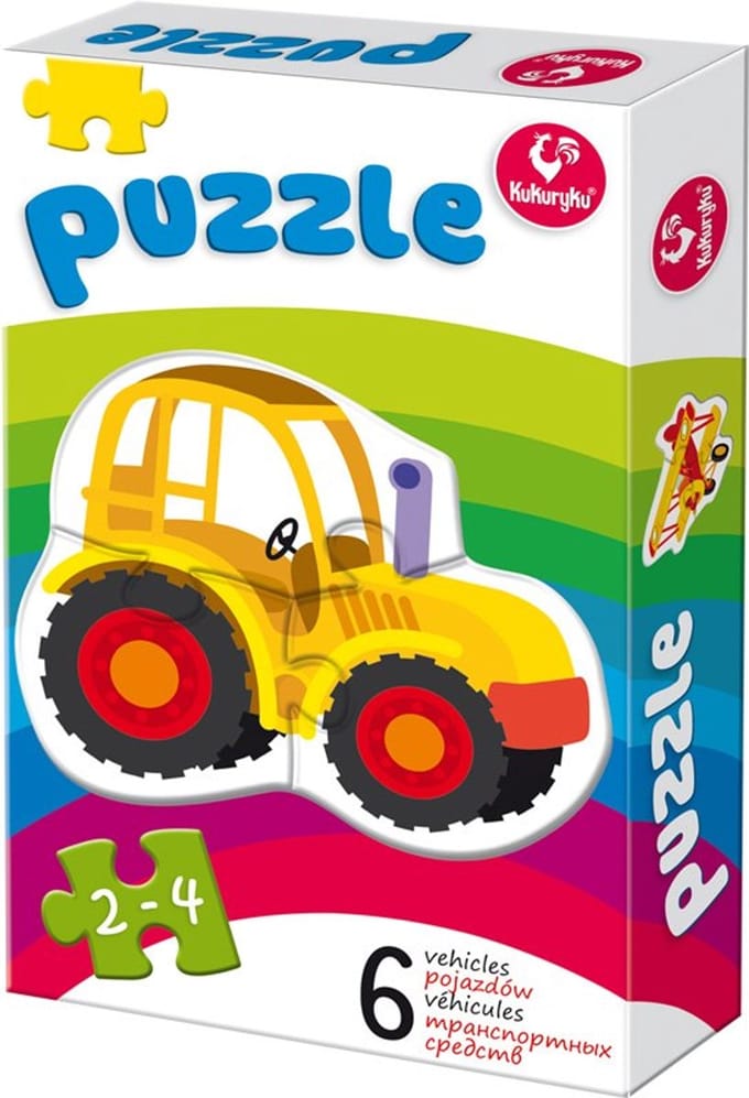 Pierwsze puzzle Pojazdy - De eerste puzzels Voertuigen