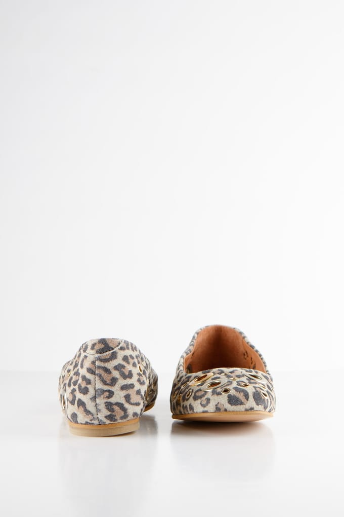 DWRS label Veneto Rings Leopard Loafer Sand Maat: 40 | Instappers Outlet | Dames | Beige