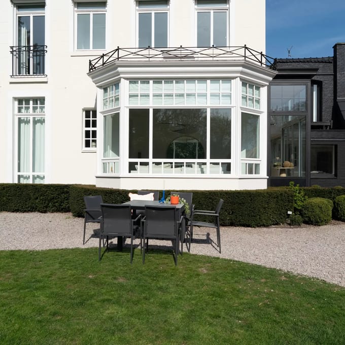Tuinset 4/8p alu met 6 stoelen Wilsa Garden Modulo