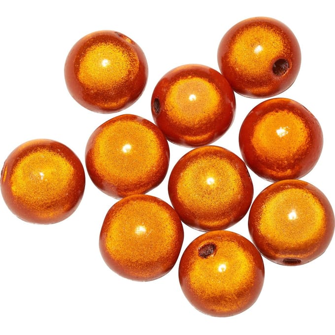 Miracle Beads, 10 mm - Oranje