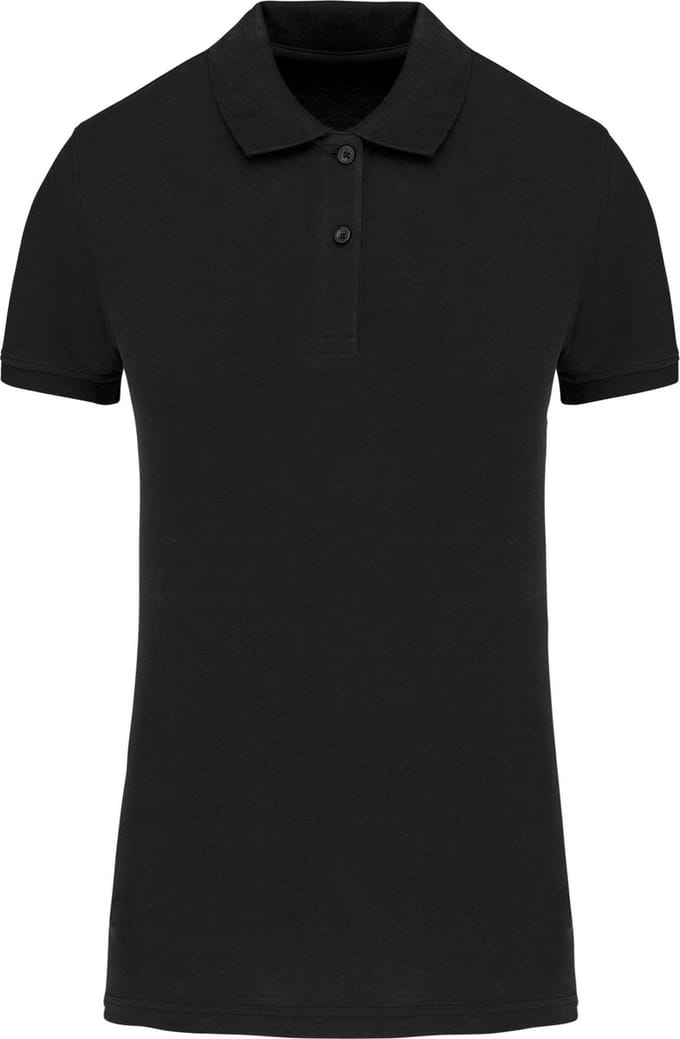 Kariban Piqué-damespolo Bio180 K2026 - Black - S
