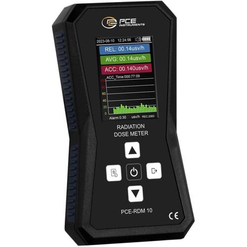 PCE Instruments PCE-RDM 10 Geiger-Müller-buis Straling: Gamma, Röntgen, Bèta Akoestisch signaal, Incl. dosimeter, Datalogger