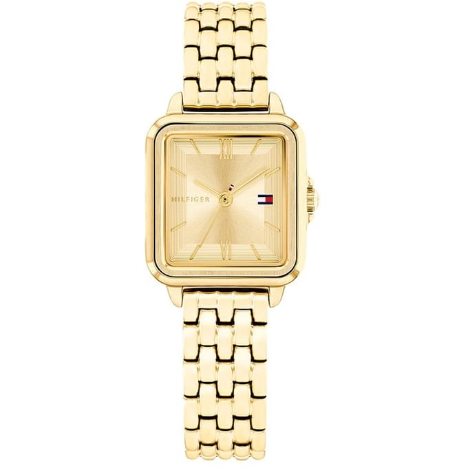 Tommy Hilfiger 1782832 Dames RVS Analoog Horloge beige