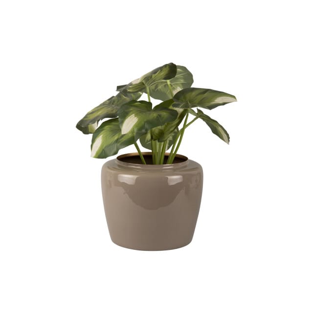 Present Time Bloempot Grand - Grijs - Ø25x20 cm - Modern,Scandinavisch
