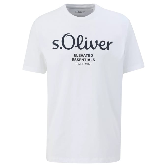s.Oliver T-shirt Logo T-Shirt Verpakking van 4