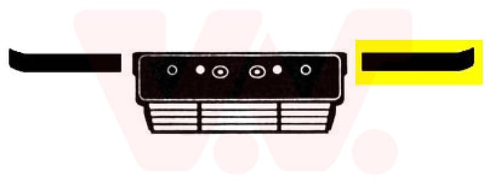 Van Wezel - BUMPERLIJST VOOR BMW 5 E34 1987-1996 51111944177
