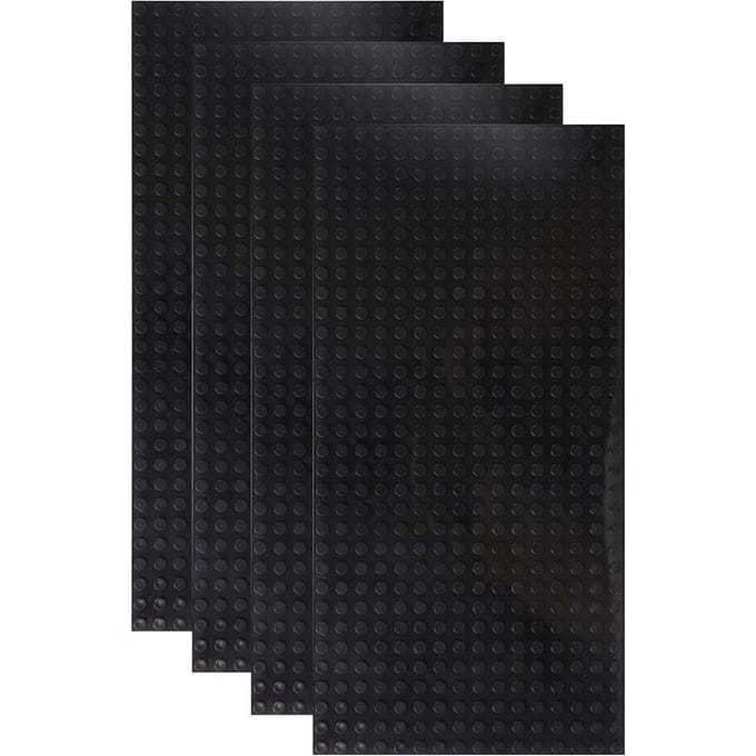 16x32 Basisplaat met Noppen 4 stuks Werkt Met featuring Mainstream s Play KINDEREN'S Creativiteit Speelgoed Accessoires 4pcs16x32 zwart